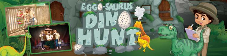 Easter in Devon at Crealy - Egg-o-Saurus Dino Hunt