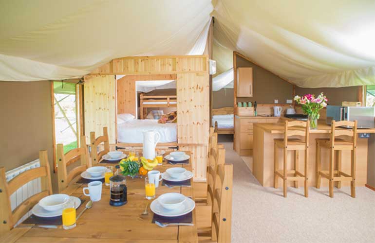 Devon Glamping Interior  